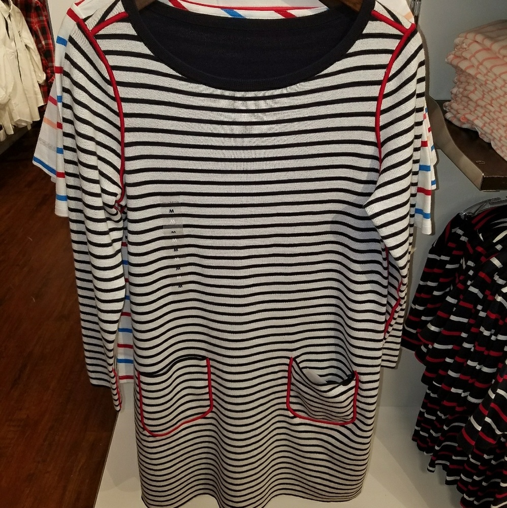 Reversible long sleeve dress